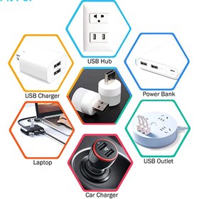 تصویر LED چراغ یو اس بی مدل folonix-12v 