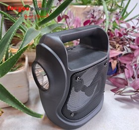 تصویر چراغ اضطراری و اسپیکر شارژی پرتابل 3 اینچ greatnice 1533 speaker 3inch