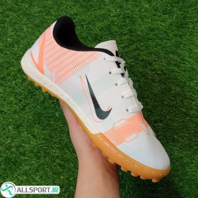 تصویر کفش چمن مصنوعی سایز کوچک نایک مرکوریال طرح اصلی Nike Mercurial White Pink 