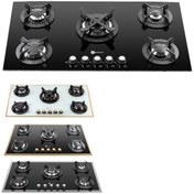 تصویر اجاق گاز شیشه ای درسا مدل DG2110-5M پنج شعله 