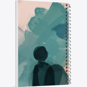 تصویر دفتر نت موسیقی 50 برگ خندالو طرح دکوراتیو (decorative) 