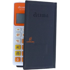 تصویر ماشین حساب جیبی نارنجی 12 رقمی مدل AT-310B آتیما ATIMA 