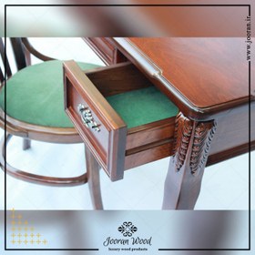 تصویر میز تحریر، میز کار چوبی، مدل WD120f Writing Desk, Wooden Desk, Wood table