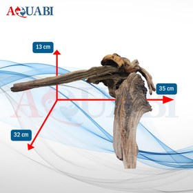 تصویر تنه چوب آبنوس آکواریوم AB-157 