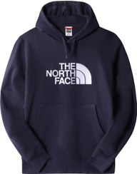 تصویر هودی مردانه در رنگ سرمه‌ای مدل Drew Peak برند the north face Drew Peak Pullover Hoodie Mens Hoodie Sweatshirt Navy