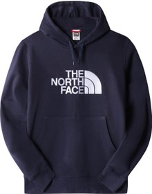 تصویر هودی مردانه در رنگ سرمه‌ای مدل Drew Peak برند the north face Drew Peak Pullover Hoodie Mens Hoodie Sweatshirt Navy