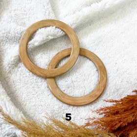 تصویر دسته کیف طرح چوب - 5 