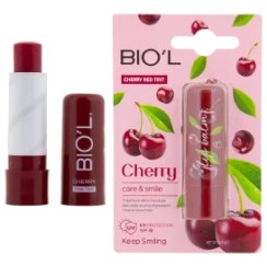 تصویر بالم لب بیول مدل Care & Smile با رایحه گیلاس 