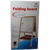 تصویر تخته وایت برد پایه دار دو طرفه مغناطیسی 