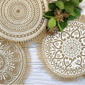 تصویر زیر بشقابی کنفی 