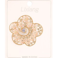 تصویر گل سنجاق سینه لباس طرح بهار 