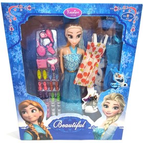 تصویر ست عروسک فروزن السا همراه با وسایل Disney Frozen Elsa_اسباب بازی 