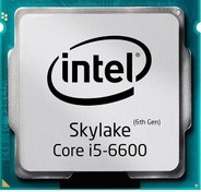 تصویر پردازنده کامپیوتر اینتل مدل Core i5-6600 Skylake استوک Intel Core i5-6600 Skylake Computer Processor Used