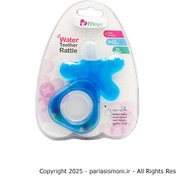 تصویر دندان گیر آبدار جغجغه ای مایا Maya - آبی کامل Maya water teether rattle