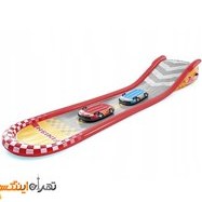 تصویر سرسره بادی بزرگ مدل Racing fun slide اینتکس 