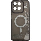 تصویر گارد نیو اسکین مگسیف شفاف رنگی مدل آنر X7C - بنفش NEW SKIN MAGSAFE HONOR X7C