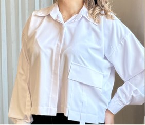 تصویر شومیز جیب دار pocket blouse