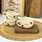 تصویر فنجون سرامیکی کافی دونه قهوه 