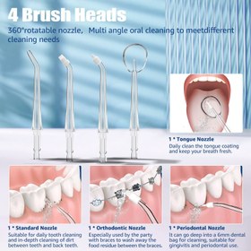 تصویر دستگاه واترجت شست و شوی دهان و دندان پرتابل مدل  A8 Portable Oral Irrigator A8