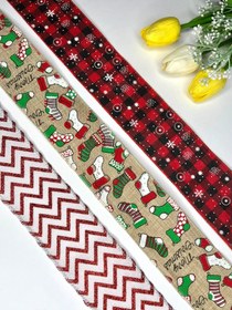 تصویر روبان پهن کریسمسی 