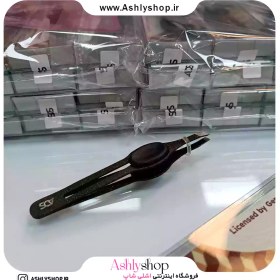 تصویر موچین مشکی ADS ADS black tweezers