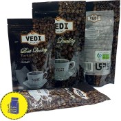 تصویر پاکت آماده قهوه چاپ شده ۴ رنگ 