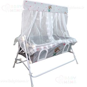 تصویر گهواره نوزاد شادی مدل خرگوش 