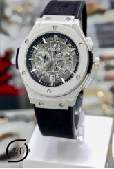 تصویر ساعت مچی هابلوت بند مشکی | Hublot black strap 