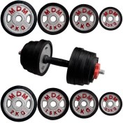 تصویر دمبل بدنسازی متغیر فلزی تکی 10 کیلوگرمی MDM 