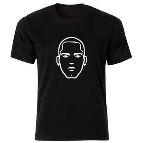 تصویر تی شرت آستین کوتاه مردانه طرح Eminem کد ۱۸۱۹۸ BW 