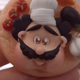 تصویر مگنت یخچالی خمیری مگنت رو یخچالی