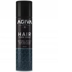 تصویر اسپری پرپشت کننده مو آگیوا مشکی Agiva Hair Fiber Spray 