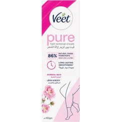 تصویر کرم موبر پوست نرمال ویت Veet Hair Removal Cream Legs & Body 