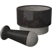 تصویر هاون ایکیا مدل ÄDELSTEN IKEA ÄDELSTEN Mortar and pestel, marble black