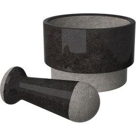 تصویر هاون ایکیا مدل ÄDELSTEN IKEA ÄDELSTEN Mortar and pestel, marble black