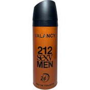 تصویر اسپری بدن مردانه 212Men حجم 200میل-X-30556 والانسی ا Valancy 212 Men Body Spray For Men Valancy 212 Men Body Spray For Men