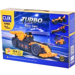 تصویر ساختنی 104 قطعه turbo کلیکس Clix Turbo Construction , 104 Pieces