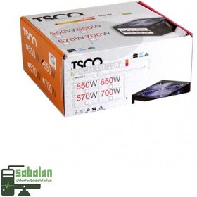 تصویر منبع تغذیه کامپیوتر تسکو مدل TP 650W TSCO TP 650W Computer Power Supply