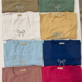 تصویر ست گلدوزی پاپیون (سورمه‌ای) 