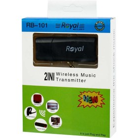 تصویر دانگل بلوتوث تلویزیون Royal RB-101 Royal RB-101 Bluetooth Dongle