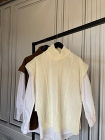 تصویر ژیله بافت یقه اسکی 