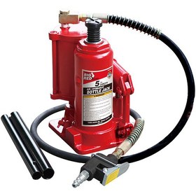 تصویر جک روغنی بادی 5 تن بیگ رد BIG RED مدل TRQ05002 BIG RED Air Bottle Jack 5 Ton Model TRQ05002