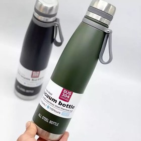 تصویر فلاسک وکیوم باتل مدل vacuum bottle گنجایش یک لیتر vacuum bottle flask فلاسک کوهنوردی یک لیتری حرفه vacuum bottle flask