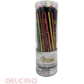 تصویر مداد مشکی پاک کن دار پانی 