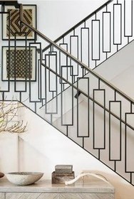 تصویر نرده فلزی ارشا (کد 139) - بیرنگ َArsha Metal Baluster staircase (code 139)