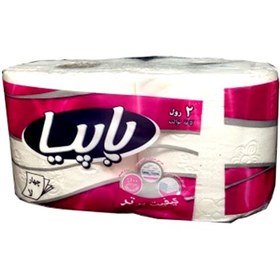 تصویر دستمال توالت 2 رول پاپیا 