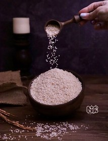 تصویر برنج نیم دانه هاشمی عطری 
