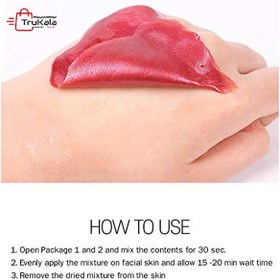 تصویر ماسک دوفاز لاتکسی گل رز ارفلند حجم 500 میل Erfland Erfland rose latex two phase face mask