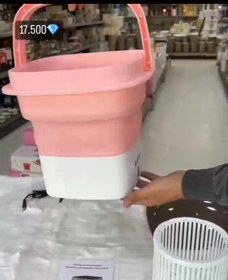 تصویر مینی واش تاشو ۹ لیتری سیلیکونی 