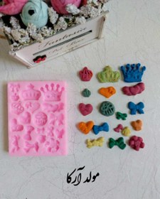 تصویر قالب تاج و پاپیون 